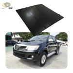Matte Black Car Tonneau Cover For Toyota Hilux Vigo 2011-2014