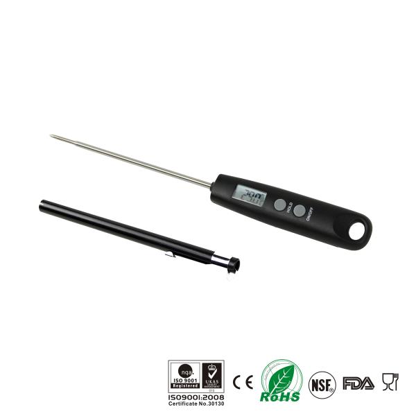 Large LCD Screen Quick Read Digital Thermometer , Cooking Probe Thermometer