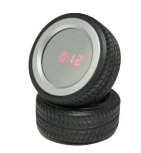 China New promotion gift double-tyre shape Alarm Clock creative product gift factory