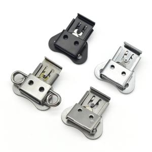 China Hardware 304 Stainless Steel Twist Latch Spring Butterfly Draw Latch For Case Box factory