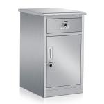 450MM Hospital Patient Bedside Locker Dining Table Cabinet Light Green Odm
