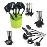7 Piece Nylon Kitchen Utensil Set Food Safe Kitchen Accessories for Effortless