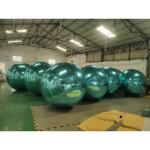 customized inflatable Christmas decoration big hanging glass mirror ball