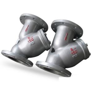 China Y Strainer Wcb Inch Dn150 150 LB RF Flanged Y Strainer Asme B16.10 Y Strainer Filter 6 Inch Screen Material SS316 factory