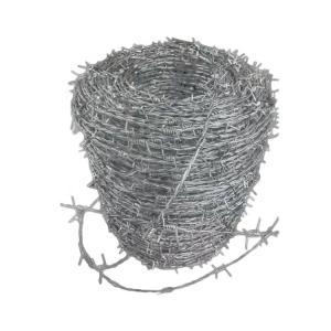 China Galvanized Security Fencing Barbed Wire for Agricultural and Industrial 1.6mm Wire Diameter Barbed Point 4 Long-Lasting factory
