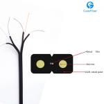 One Core Indoor Drop Cable Bow-type GJXH Steel Wire Optical Fiber Cable