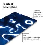 JIS Water Ripple Stainless Steel Sheet Hammered Mirror Blue Color Stainless