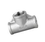 Female Internal Thread Tee Pipe Fittings Stainless Steel DN6-DN100 Valve Pipe