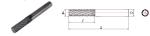 Dia 4-12.7mm Cross Edge Solid Carbide End Mill Cutter Multi Flute