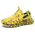 Graffiti Patterns TPR Bottom Kids Sports Shoes Light Knitted Fabrics