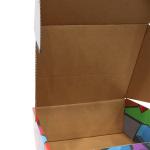 Custom Size Corrugated Gift Box Colorful Kraft Paper Corrugated Box double wall