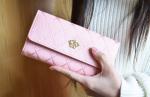 2016 new winter fashion trend embroidery Ms. clamshell Lingge long wallet