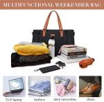Men Lightweight Duffel Travel Bag For Camping Separated Shoe Pouch 46X20X30CM