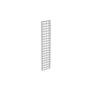 China Steel Grid Wall Panels Black Metal Display Stand For Hanging Items factory