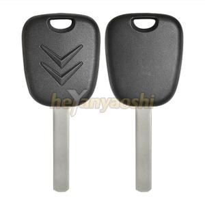 China Citroen transponder key shell VA2 Brass Blade Citroen Logo factory