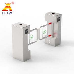 China Vertical Portable Swing Barrier Turnstile Half Height 600-900mm Arm Length factory