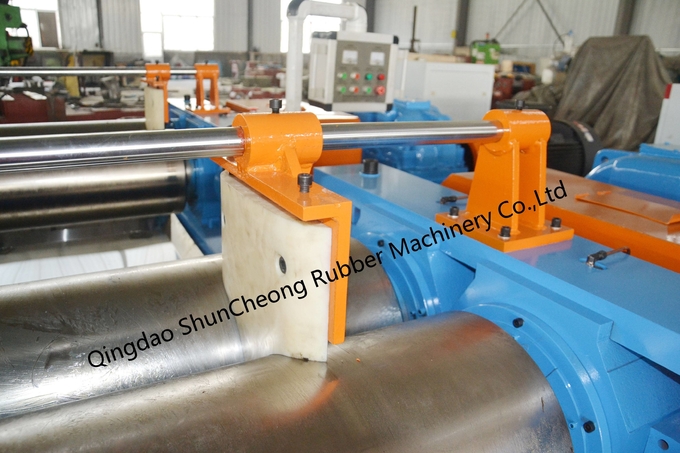 Two Roll Rubber Mixing Mill For Making Rubber Profiles Extrusion Line