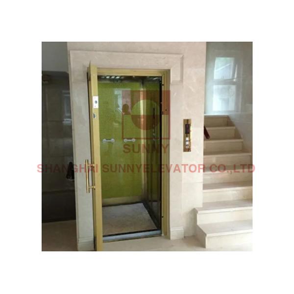 China 500kg Load Roomless Villa Elevator Lift With Gearless Traction factory