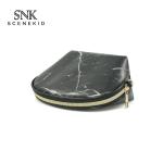 Shell Shape Waterproof Travel Marble PU Cosmetic Make Up Bags