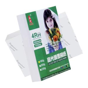 China 4R 180 Gsm Glossy Photo Paper For Photo Print Cast Coated Dust Resistant factory
