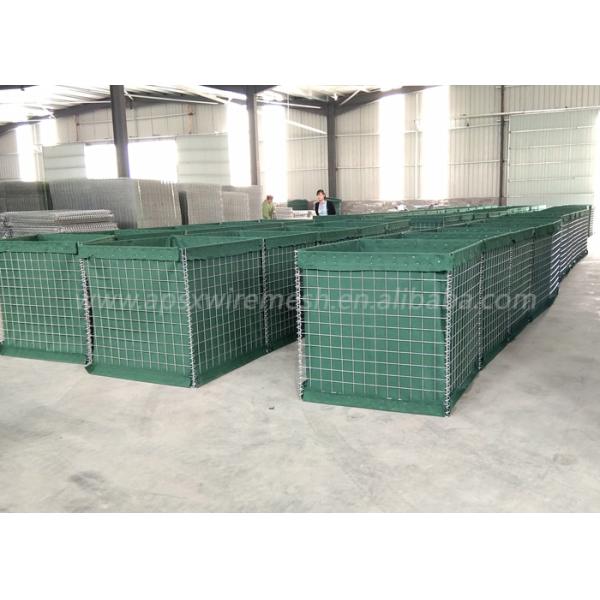China Collapsible Welded Steel Wire Mesh 3x3 Mil 2 Defensive Barrier factory
