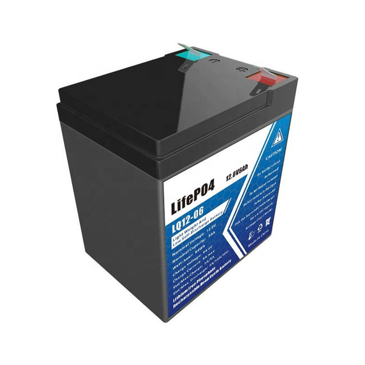 12v 6ah Electric Motorcycle Lifepo4 Rechargeable Battery Small