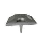 Cast Aluminum Reflective Road Stud with LED Color Red Blue Yellow White Green