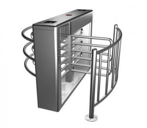 China Outside Full Height Turnstile Barrier Stainless Steel For High Humidity Environment factory