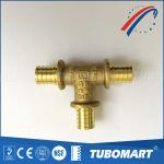 Plumbing Brass Pex Sliding Fitting 1/2 Inch 3/4 Inch 1 Inch Pex Pipe Tee