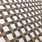 Crimped Stainless Steel Woven Wire Mesh Woven Fabric Screen For Wallpaper