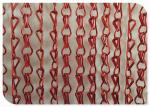 Red Metal Chain Fly Pest Insect Door Screen Curtain With Length / Width