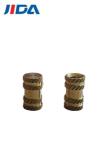 ODM Thumb Twill Knurled Brass Threaded Insert Nut M4 X 10mm