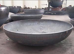China cap: Large carbon steel pipe cap factory