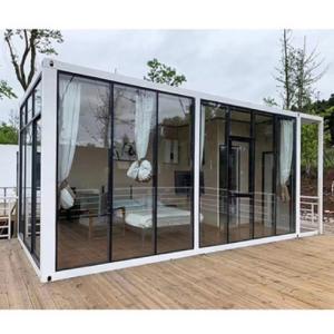 China 20ft Foldable Container House With Light Accessories Durable Steel Sandwich Panel factory