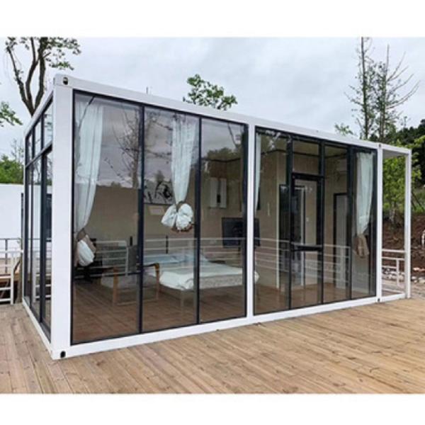 20ft Foldable Container House With Light Accessories Durable Steel Sandwich