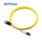 Single Mode Duplex FC-LC SM DX Fiber Optic Patch Cord PVC Jacket