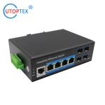 L2 Managed Industrial 4x1000M SFP port +4x10/100/1000M RJ45 POE port +1xConsole