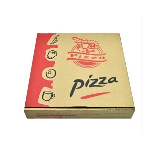 China Custom Order Kraft Paperboard Pizza Box with Lid factory