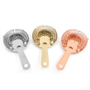 China 304 Stainless Steel Bar Cocktail Strainers Multifunctional Bartender Tools factory