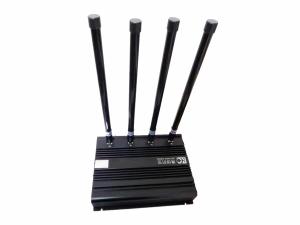 China 95w high power GSM, DCS, 3G Mobile Phone Signal Jammer WiFi Bluetooth signal blocker factory
