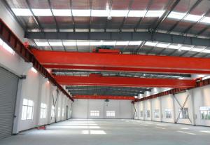 China Wind Resistant Electrical 5T Double Beam Bridge Crane In Warehouse factory