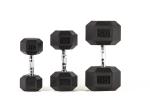 rubber hex dumbbells set 5-50 lbs, best hex dumbbells set, best rubber hex
