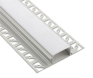 China Channel LED Plaster Profile Recessed Drywall LED Aluminum Profile For Ceiling Wall factory
