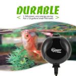 AC 110V Quiet Hygger Air Pump For 15 Gallon Fish Tank