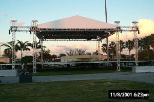 China Customer LED Screen Stage Lighting Truss/ Alloy Aluminum Tube Truss factory