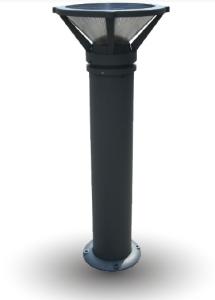 China Corrosion Resistance Solar Lawn Lamps 24cm / Width Lifetime Up To 12 Years factory