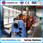 Planetary,cradle,bow type laying up machine for manufacturing electrical cable