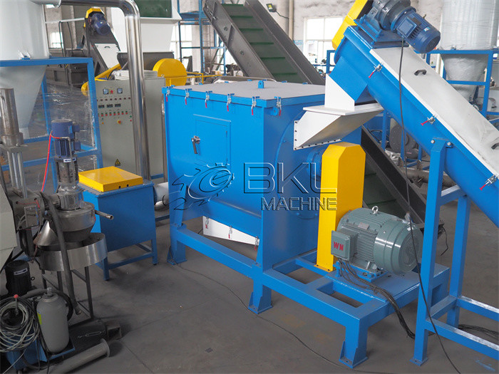 LDPE Plastic Recycling Lines Film Washing Machine 300kg