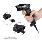 1D Laser Cordless Barcode Scanner Reader For Supermarket Retail Store Library