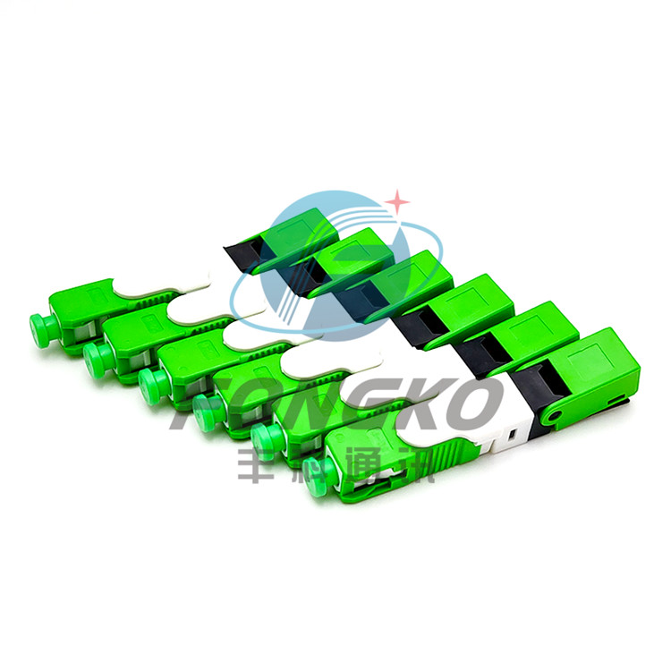 FTTH / Area Network SC Fast Connector , SC APC Fiber Optic Connector